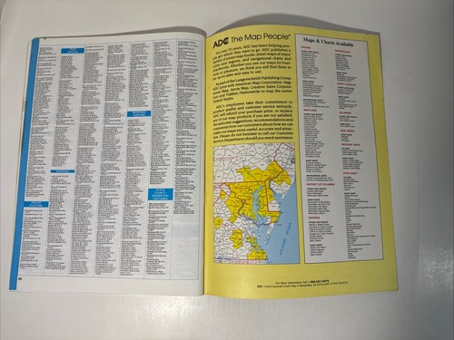 Tidewater Virginia Street Map 1996 ADC Atlas Norfolk Naval Air Station VA Guide - Picture 15 of 17
