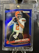 Johnny Manziel 2025 Prizm Black Blue /199 #33 Browns Color Match 🔥