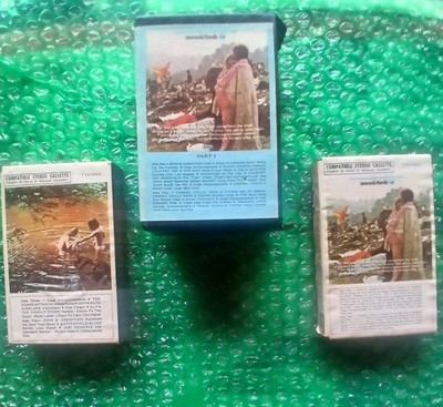 Woodstock Music From The Original Soundtrack   2x CASSETTE  Slipcase T 55NN VG+