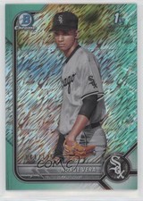 2022 Bowman Chrome Prospects Aqua Shimmer Refractor /125 Norge Vera #BCP-100 2a9