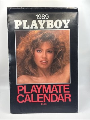 1989 PLAYBOY PLAYMATE DESK CALENDAR w/SLEEVE