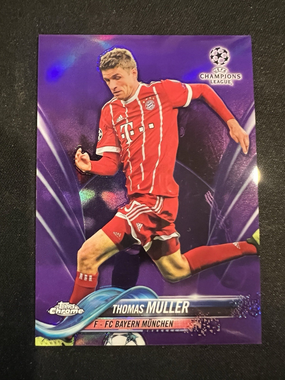 2017-18 Topps Chrome UCL Refractor Purple Thomas Muller /250