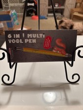 Pocione 6 in 1 Multi Tool Pen NIB Stylus Level Ruler Screwdriver