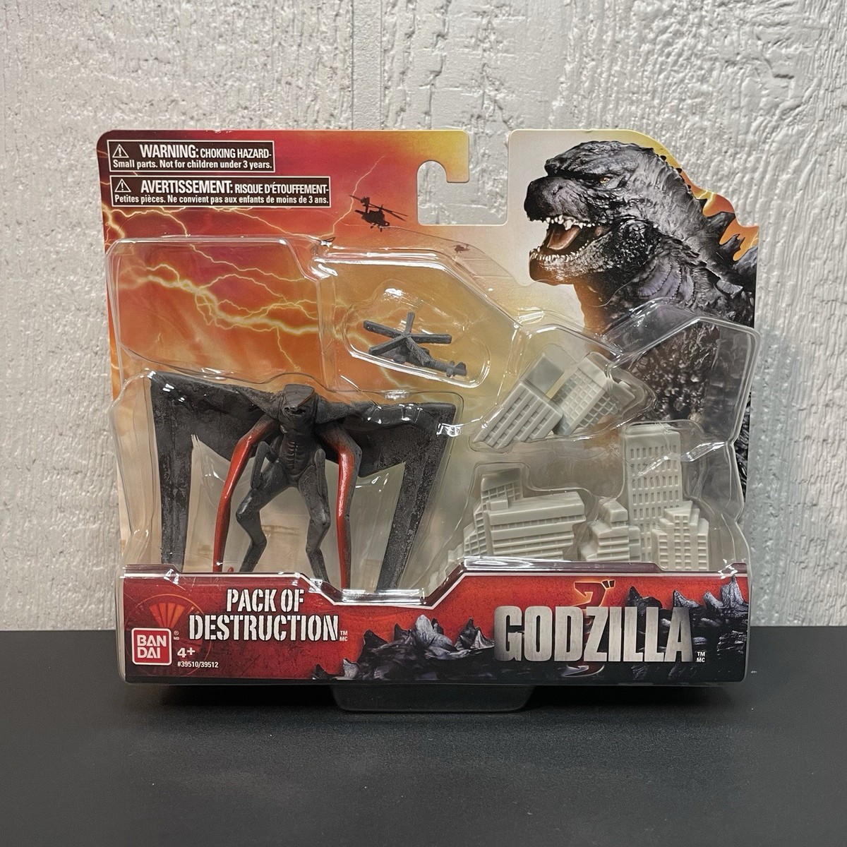 Godzilla 2014 Movie Winged Muto Pack of Destruction Figure Set