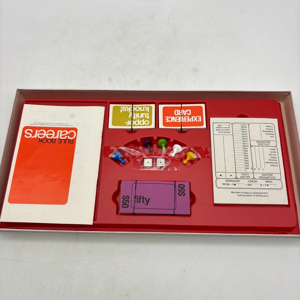 VINTAGE Careers Board Game COMPLETE Parker Brothers 1976 Educational - Image 4 of 4