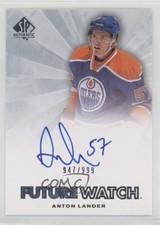 2011-12 SP Authentic Auto Future Watch 947/999 Anton Lander #237 Auto 2xy