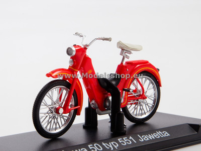 Motorcycle magazine series (Modimio) No.28 with model of JAWA 50 TYP 551 ''JAW...