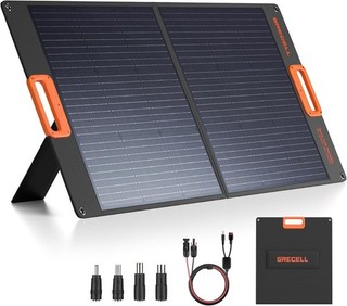Portable Solar Panel 100W Foldable MC 10 High Efficiency 20V AUCTION UNUSED