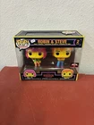 Pop Funko #2Pack Stranger Things Blacklight Robin And Steve Target Con Exclusive