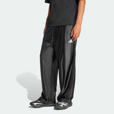 Adidas Men's STADIUM SHINY TRICOT Limited Edition Tracksuit Bottoms Black
