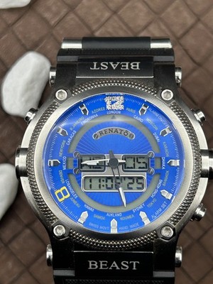 MENS RENATO BEAST ANA-DIGI LIMITED EDITION WATCH - Fresh Battery & Calibrated
