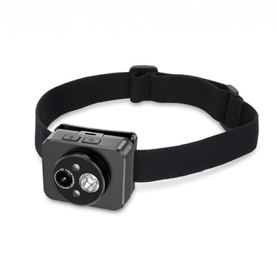 Mini 1080P Head Mounted Camera 45° Adjustable Recording Handheld Headset Camera