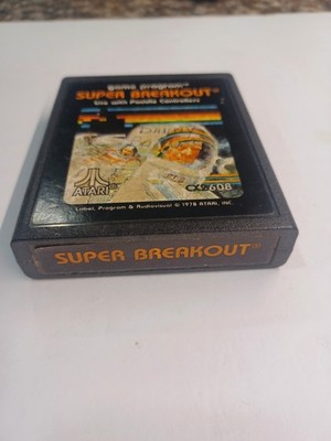 Super Breakout (Atari 2600, 1978) Cartridge Only Tested Works