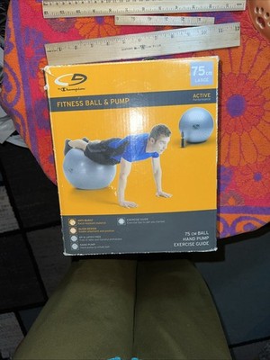 Fitness Ball  75 cm LARGE Champion NEW in box No pump