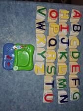 Leap-Frog Tad Fridge Phonics Capital Alphabet Letters ABC  s Works,Complete,clean