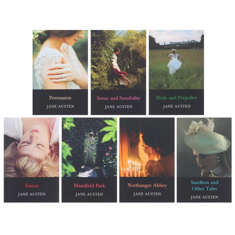 The Complete Works of Jane Austen 7 Books Collection Box Set -Fiction -Paperback Foto 2 de 2