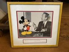 Vintage 1998 Disney Sericel “Making Magic Together”  75th Disney Anniversay  CoA