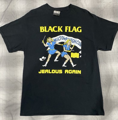 VTG Black Flag Jealous Again SST Records T Shirt L Late 90s | eBay