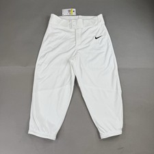 Nike Vapor Select High Baseball Pants Small White Men New Team #94 BQ6432-100