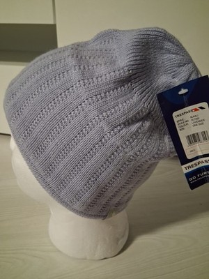 Trespass Alkali Beanie Mütze Unisex One Size Lavendel Polyester Zopfmuster Winter