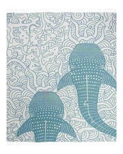 Large Turkish Beach Towel Sand Free 100% Organic Cotton Quick Dry Whale Shark