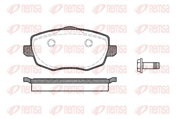 Remsa Bremsbelagsatz Scheibenbremse 1099.00 FüR Ypsilon Lancia 843 AXA1A AXB1A-image