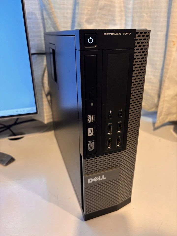 Dell Windows 11 Pro Core i5 120GB SSD + 1TB HDD 8GB RAM Desktop PC SFF WiFi - Image 3 of 4