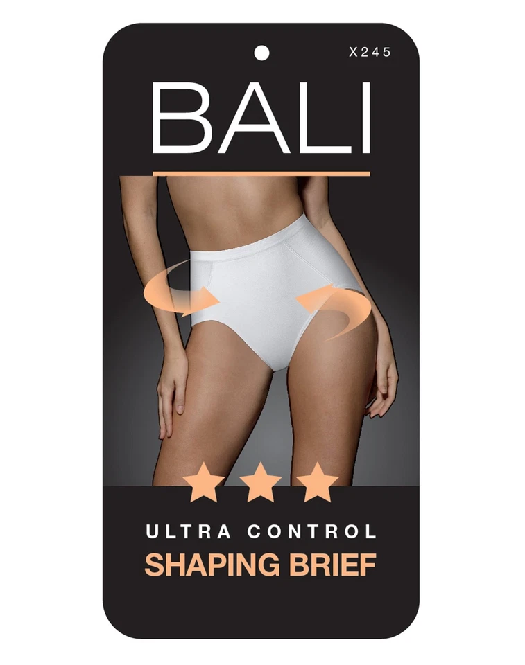 Paquete de 2 bragas Bali Brief Ultra Control Objetivo sin costuras Panel abdominal extra firme Foto 3 de 4