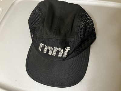 Rnnr Hat Cap Strap Back Mens One Size Black Running Reflective Logo