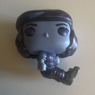 Funko Metallic  Robin Figure Mini Collectible, Vinyl, Gray/Black from Kinder Egg