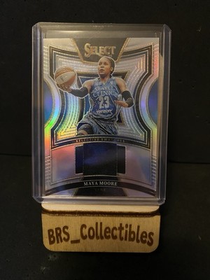 2025 Panini Select WNBA Maya Moore Selective Swatches Patch Silver Prizm Lynx