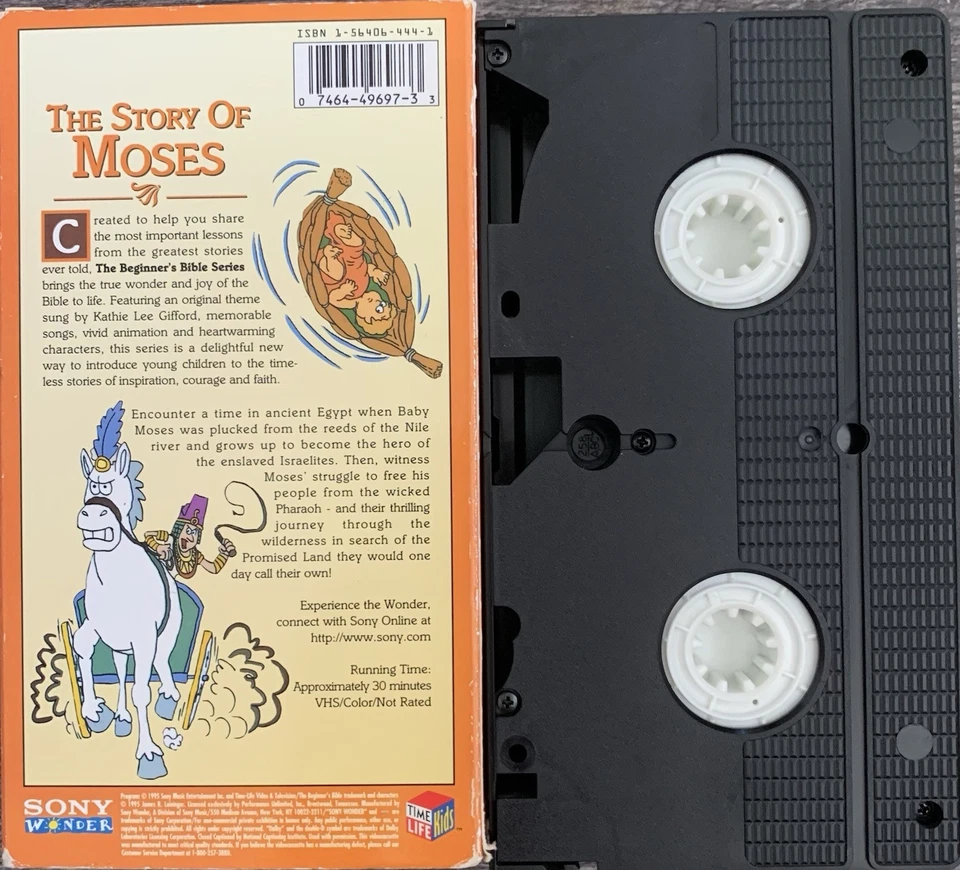 The Beginners Bible: The Story Of Moses VHS Video Tape 1995 Sony Wonder GOOD!!!! - Image 4 of 4