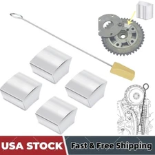 4pcs Cam Phaser Lock Out Kit & Timing Chain Locking Wedge Tool For Ford 4.6/5.4L