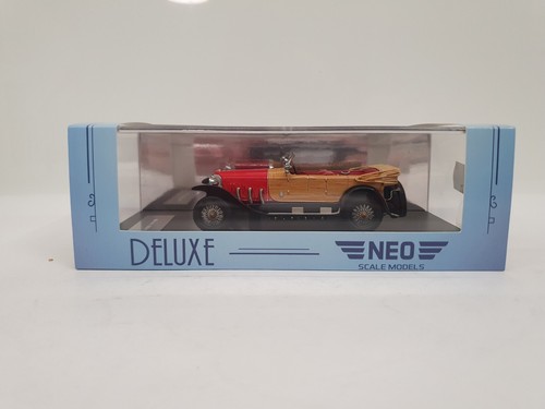 1/43 RARE MERCEDES-BENZ 28/95 PS CABRIOLET OPEN 1922 NEO SCALE MODELS NEO46171 - Picture 8 of 9