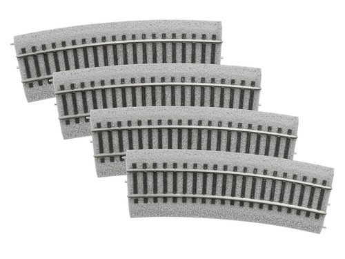 Lionel 8768064 20" Radius Half Curve MagneLock Track (Pack of 4) - Picture 1 of 1