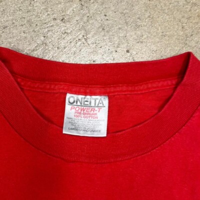Vintage 90s Rip Curl Surfing t-shirt red single stitch oneita