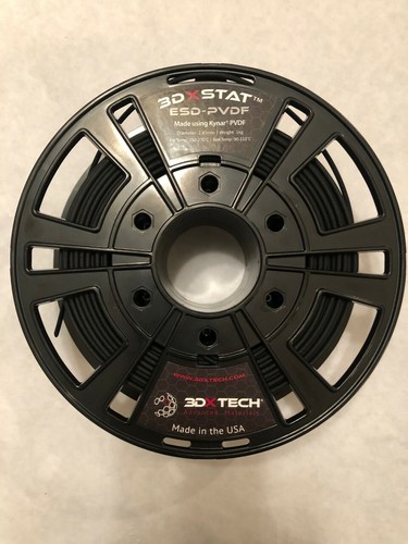3DXSTAT™ ESD PVDF 3D Printing 2.85mm DIAMETER FILAMENT Part Number PVD2030500BK0