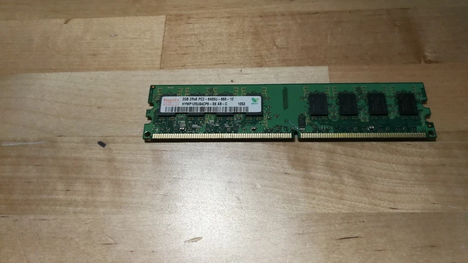 Hynix 2GB DDR2-800MHz PC2-6400U 2Rx8 CL6 DIMM RAM KIT Desktop Memory FREE SHIP - Image 2 of 4