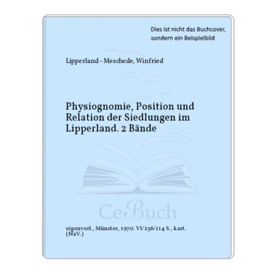 Lipperland - Meschede, Winfried: Physiognomie, Position und Relation der ...