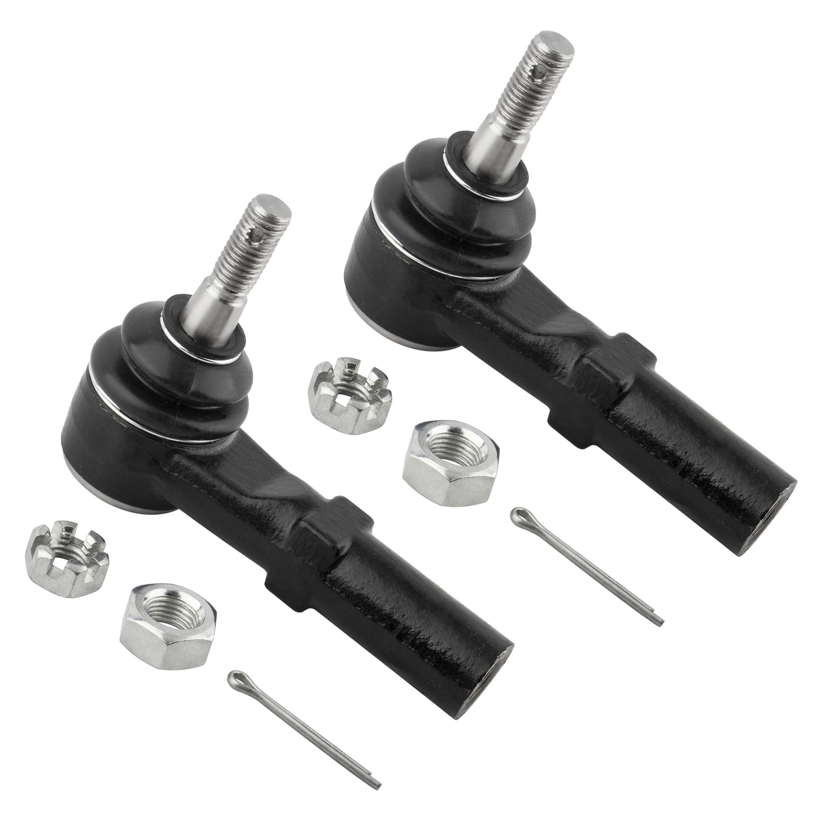 Front Outer Tie Rod End Links Set of 2 for Chevy Olds Pontiac Buick Century New