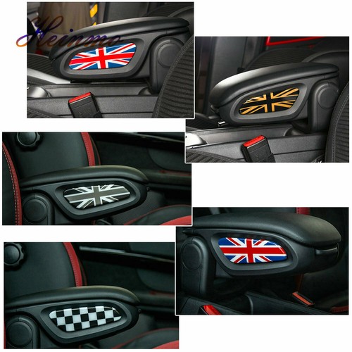 Für Mini Cooper S Countryman F60 Armlehne Box Seitenabdeckung Aufkleber Decal 2X - Picture 2 of 19