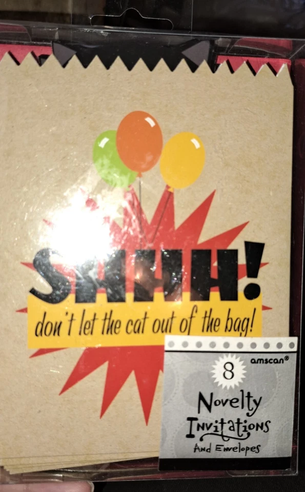 Novelty Invitations, (11) In This Box, Dont Let Cat Out Of Bag "Precious" - Image 4 of 4