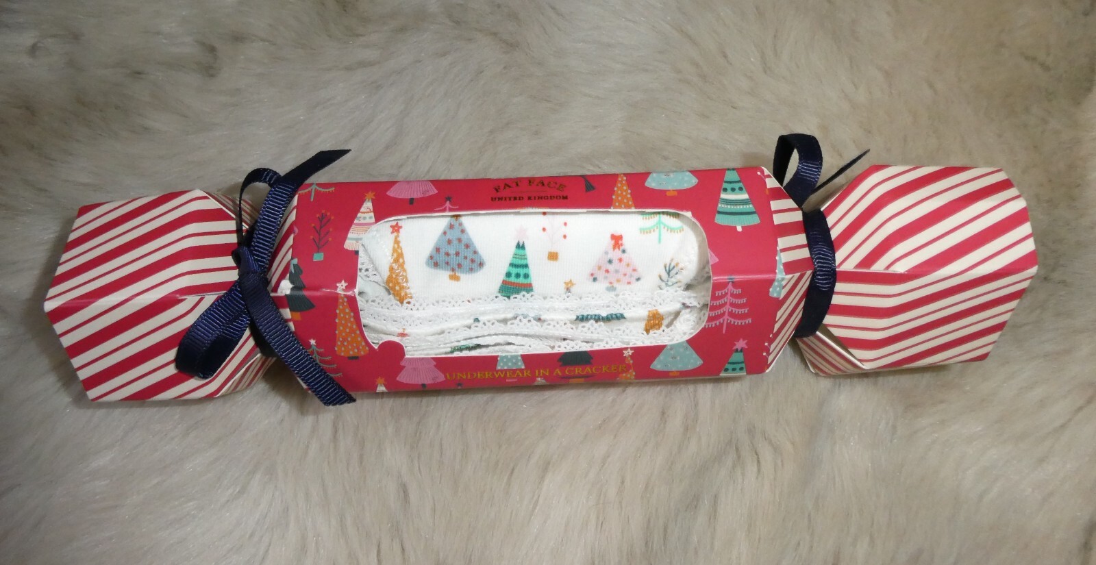 Fat Face Christmas Tree Print Mini Briefs Knickers Pants in Cracker BNWT Size 12 eBay