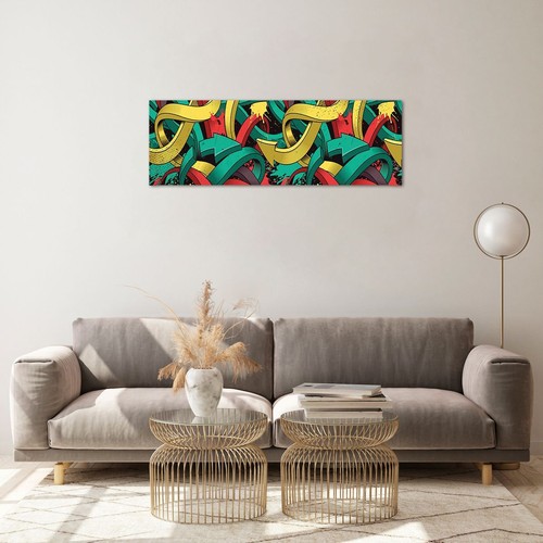 Quadro su Vetro 90x30cm astrazione moderna Stampe Immagini Quadri Moderni Murale - Foto 5 di 10