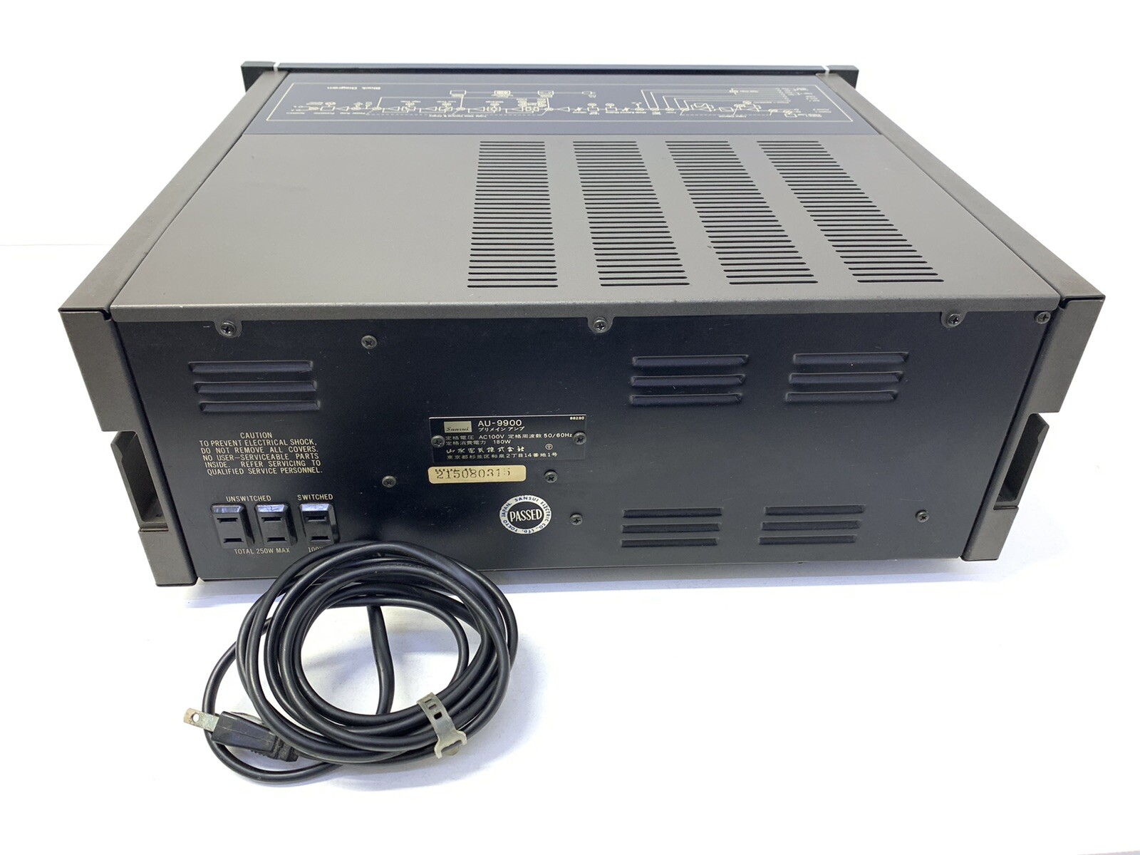 値下げサンスイ　山水　AU-9900 プリメインアンプ　音出し確認済み SANSUI サンスイ AU-9900 プリメインアンプ 整備 メンテナンス品 動作良好