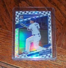 2021 Donruss Optic Corey Seager - Crisis Toilet Paper Prizm - Dodgers/Rangers SP