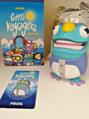 Pop mart x COARSE Coarsetoys Little Villagers Sub Zero Series FROG Figure