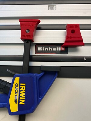 Einhell Schienenführungsschiene Klemmadapter passend für Irwin Quick Grip - 1 Paar