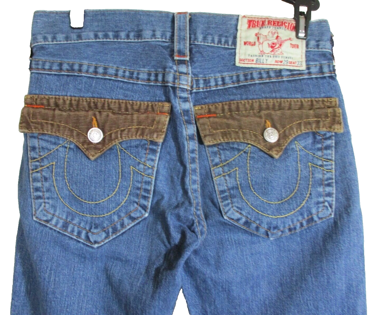 True Religion World Tour Billy Row 29 Seat 33 Mens boot cut