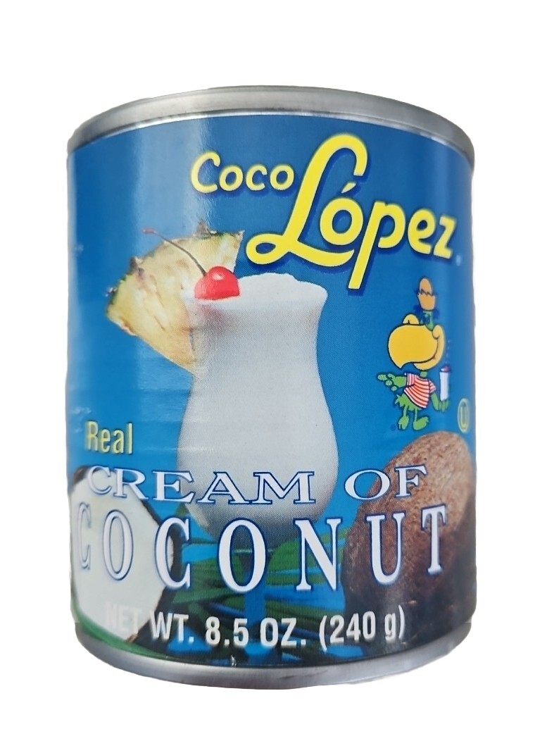 6 Cans-8.5oz. Coco Lopez Real Cream Of Coconut for Piña Colada